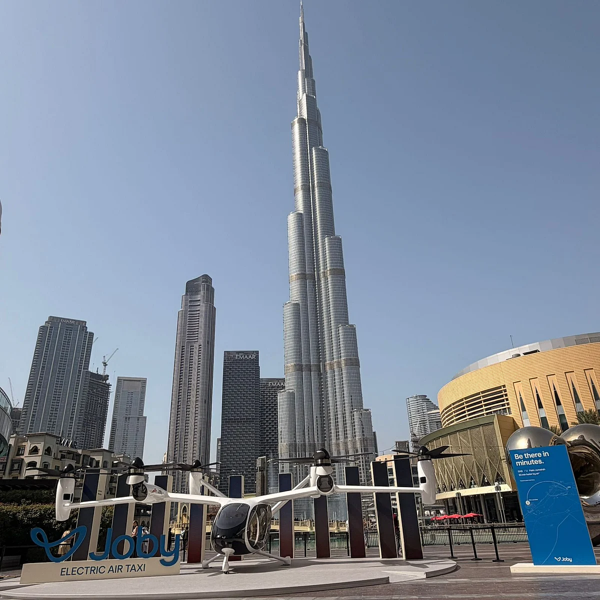 UAE residents can now see air taxis up close near Dubai Mall