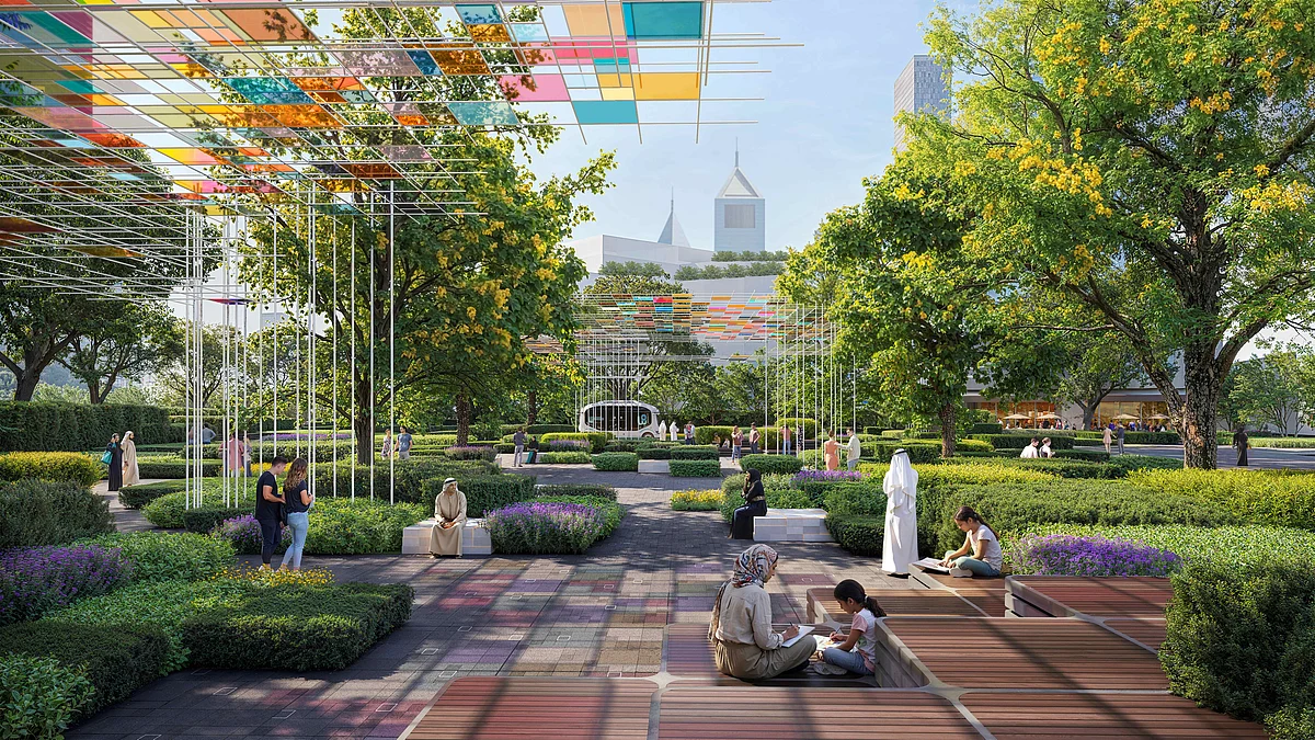 There will be green spaces to create balance between work and life