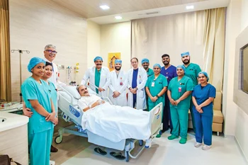 Thumbay University Hospital performs its first advanced heart bypass surgery