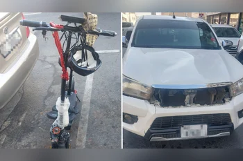 Dubai scooter rider seriously injured after colliding with car; police issue advisory
