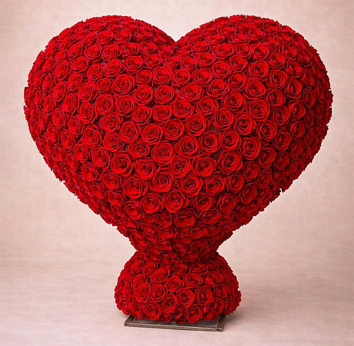 Large red rose bouquet Valentine's Day