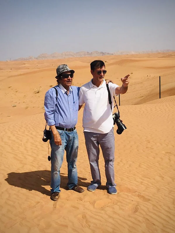 Manish Raval with Ramesh Shukla