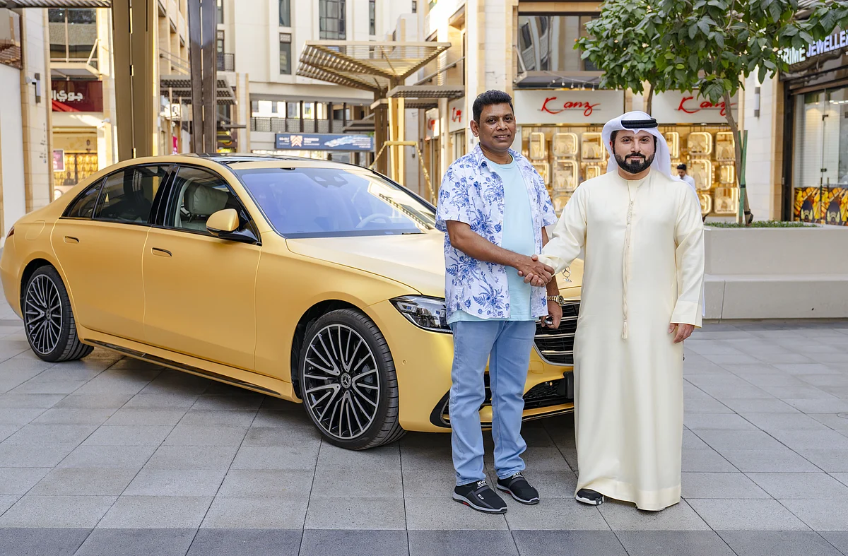 Gold shopping in Dubai leads to gold Mercedes win for expat