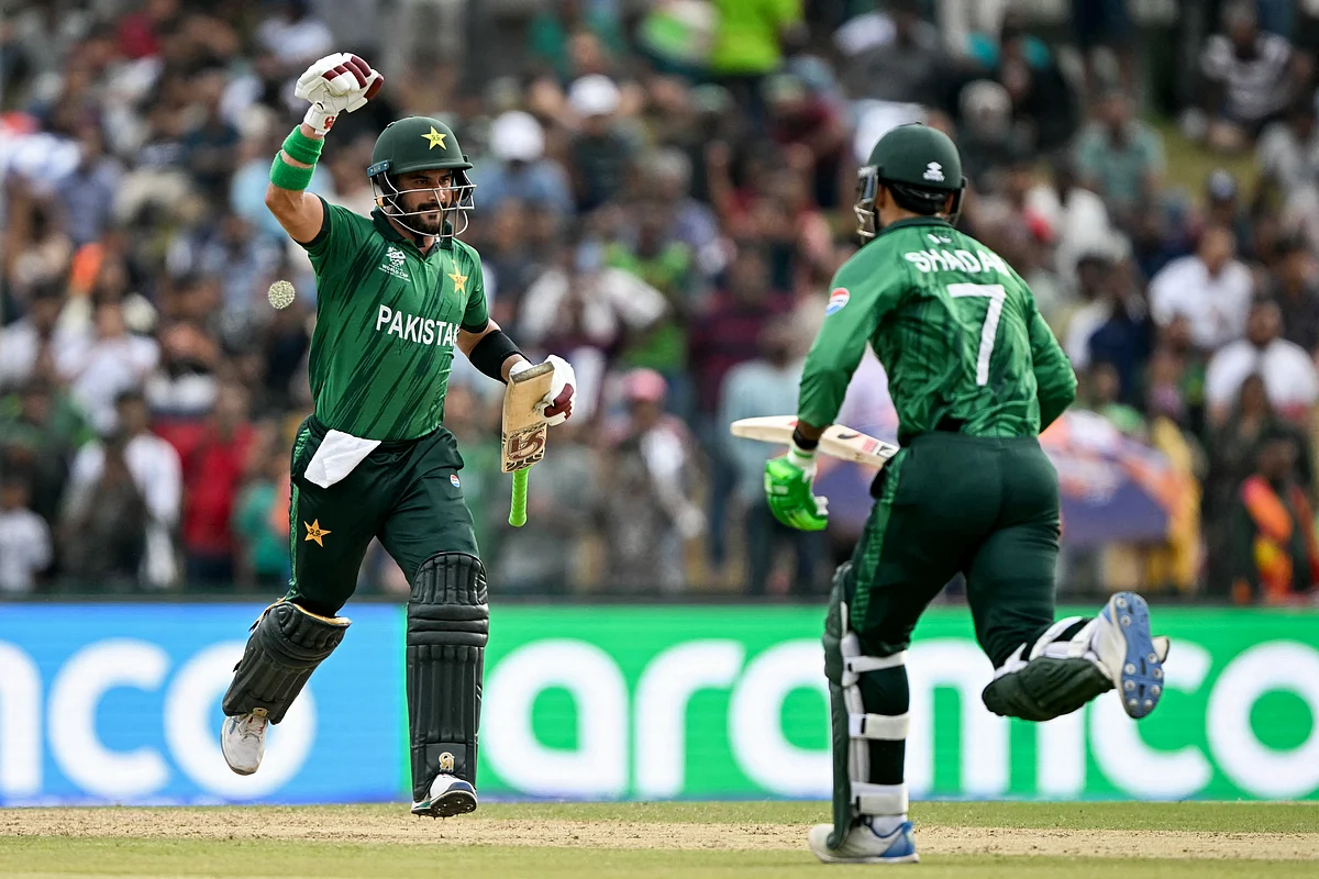 Farhan's maiden ton fires Pakistan into T20 World Cup Super Eight