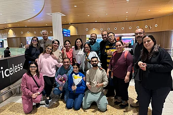 Stranded in Russia, UAE residents return home on a nearly empty Emirates flight