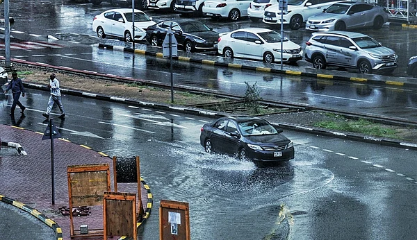 Watch: Rains sweep across Abu Dhabi, Dubai amid unstable weather conditions
