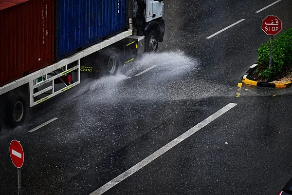 Watch: Rains sweep across Abu Dhabi, Dubai amid unstable weather conditions