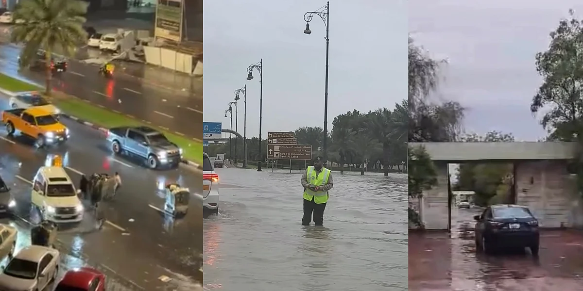 Directing traffic, removing objects: How UAE residents, authorities came together amid rain