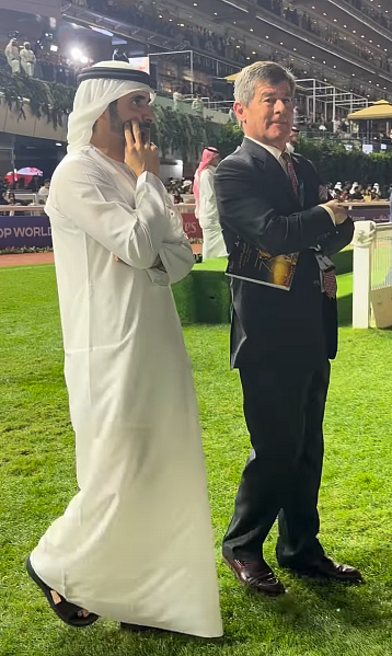 Sheikh Hamdan's playful Dubai World Cup moment goes viral