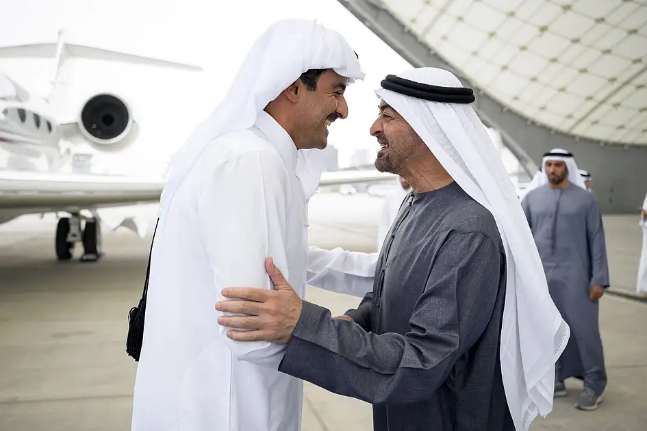 UAE President welcomes Qatar Emir for talks on Iran attacks, impact of war in economy