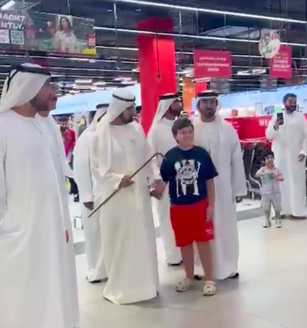 Watch: Sheikh Mohammed takes selfies with kids, meets shoppers at Dubai Hills Mall