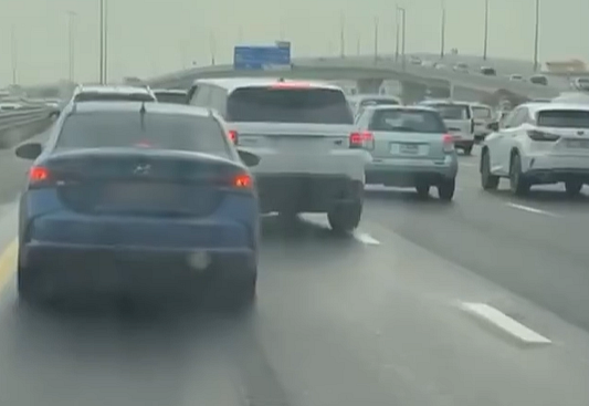 Watch: Dubai Police warn against sudden lane changes, reckless driving