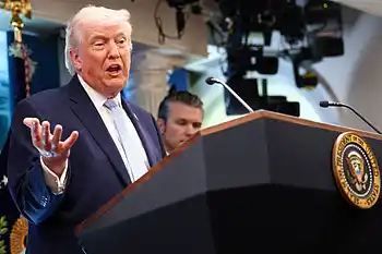 Trump says Iran should not charge tolls to tankers going through Strait of Hormuz