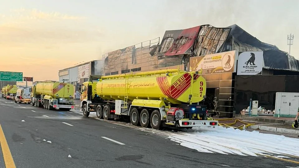 Early morning warehouse fire in Dubai’s Al Quoz under control; no injuries reported
