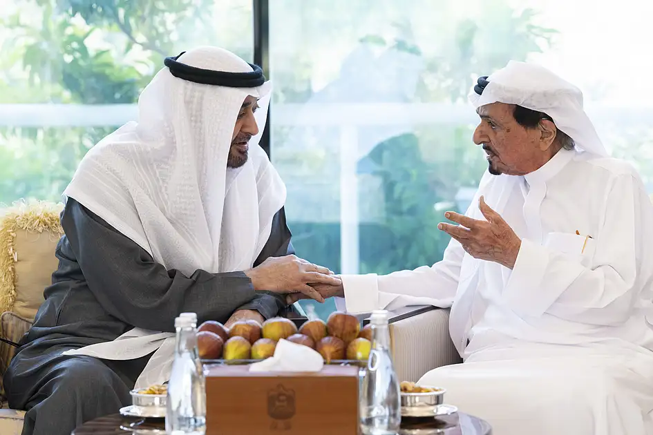 Look: Sheikh Mohamed visits Ajman Ruler, discusses issues of national ...