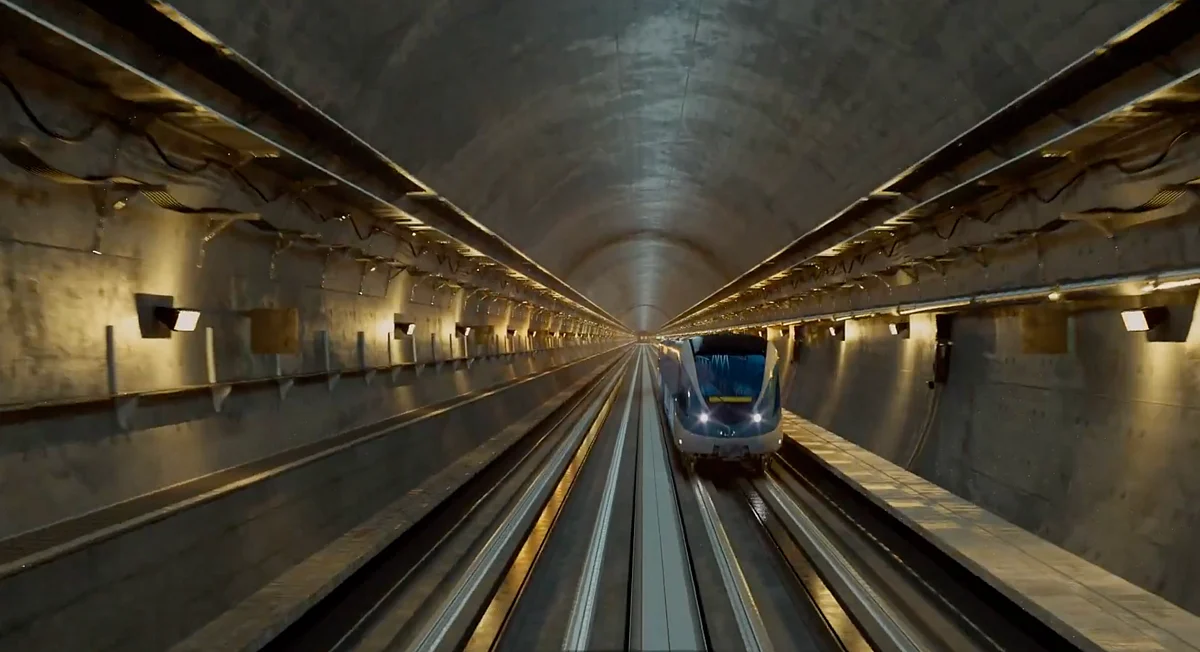 Dubai's Gold Line Metro will be a fully underground metro line spanning 42km, running at depths of up to 40 metres