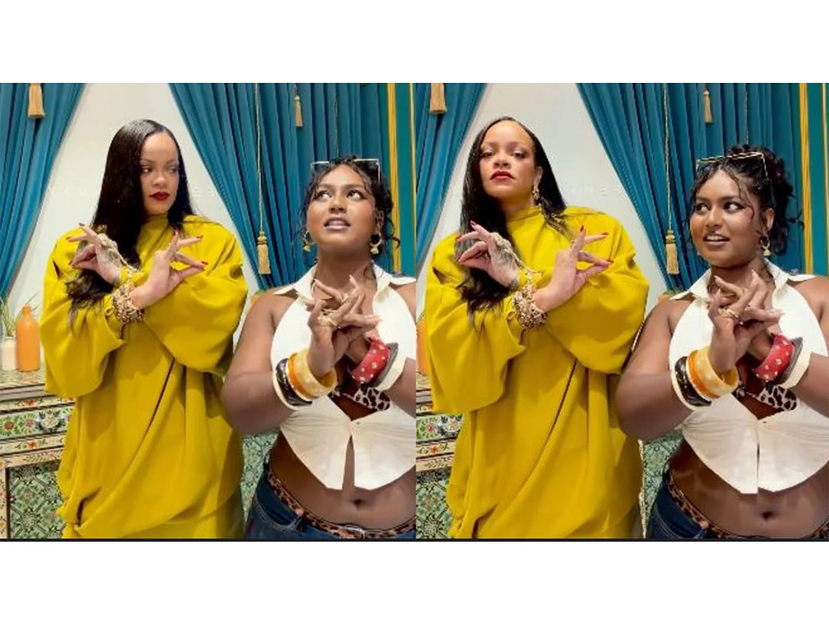Rihanna learns Bharatanatyam 'mudras' in viral video, Internet reacts