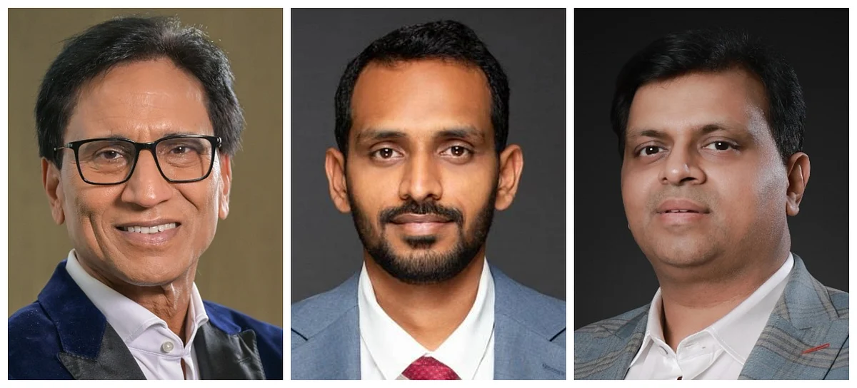 From left: Tauseef Khan, Luthfullah K and Annuj Goel.
