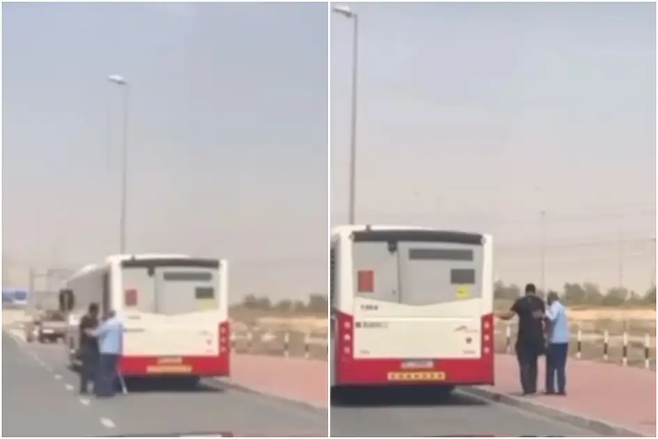 Dubai honours bus driver who helped blind man safely cross road
