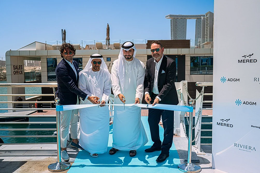 MERED launches Abu Dhabi’s first floating sales gallery on Al Reem Island as gateway to Riviera Residences
