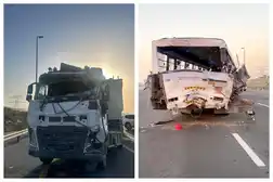 One killed, 19 injured in Dubai after truck crashes into workers' bus