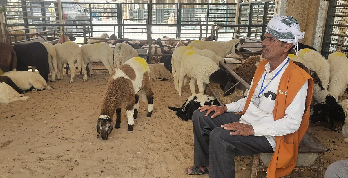 Abdul Qureshi, a trader at the Market