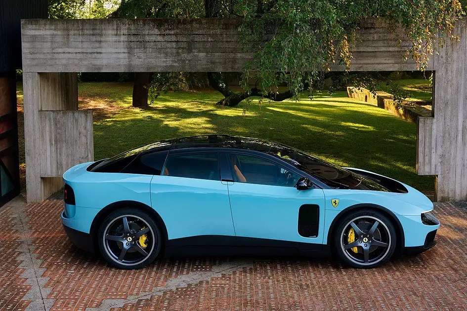 Ferrari unveils 'Luce', its first fully electric car, in a tough market