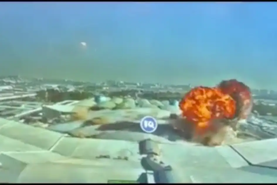 Kuwait veröffentlicht Aufnahmen des iranischen Angriffs auf Flughafen mit ...