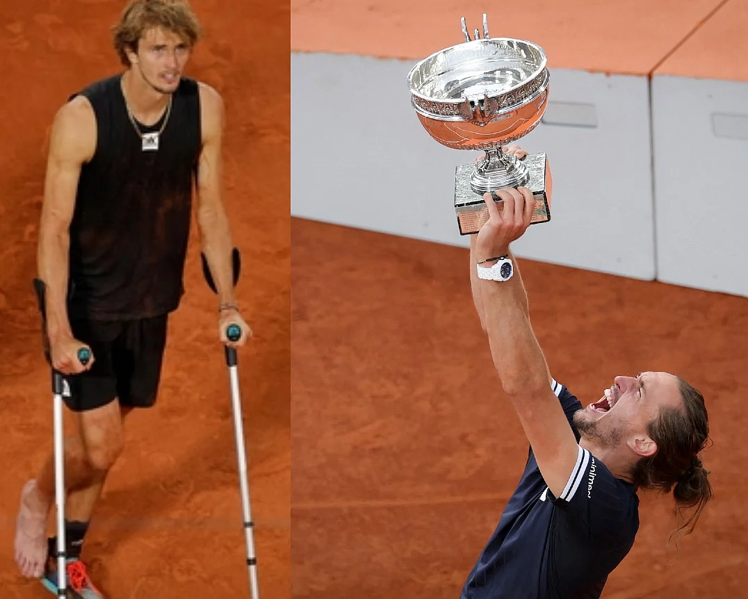 Broken bones and Type 1 diabetes: How Zverev broke every 'Ma