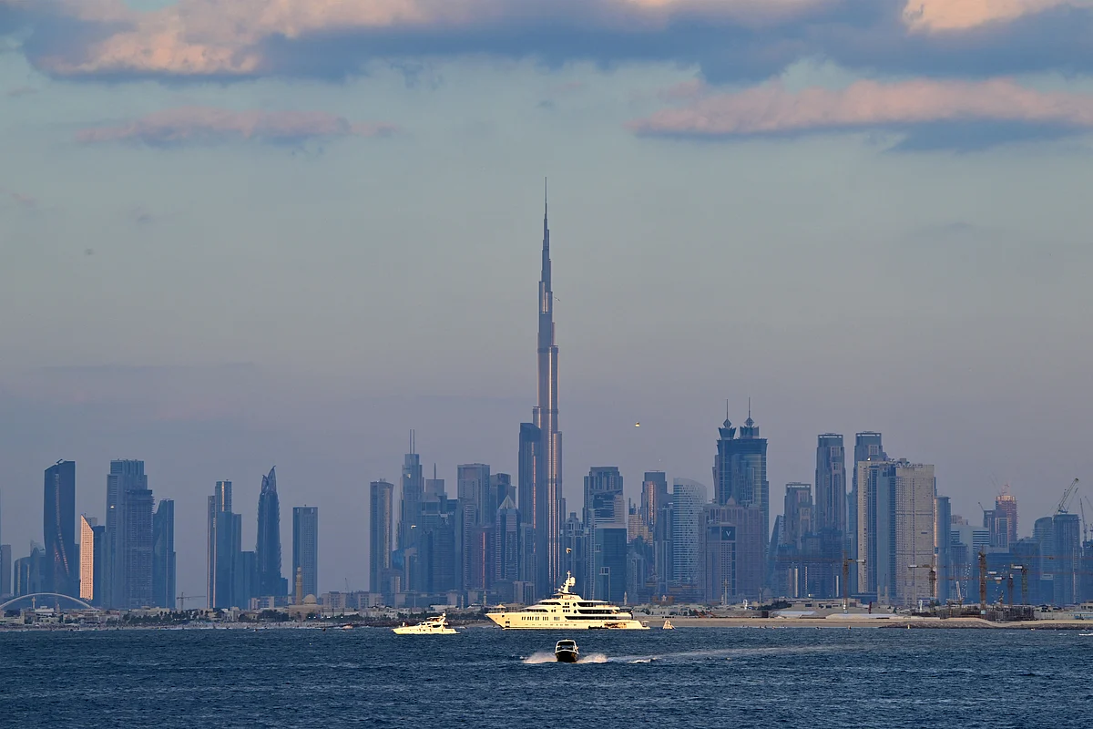 Dubai skyline view