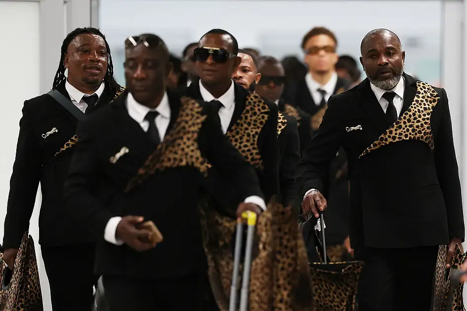 Look: DR Congo football team goes viral for leopard-print fashion at FIFA World Cup