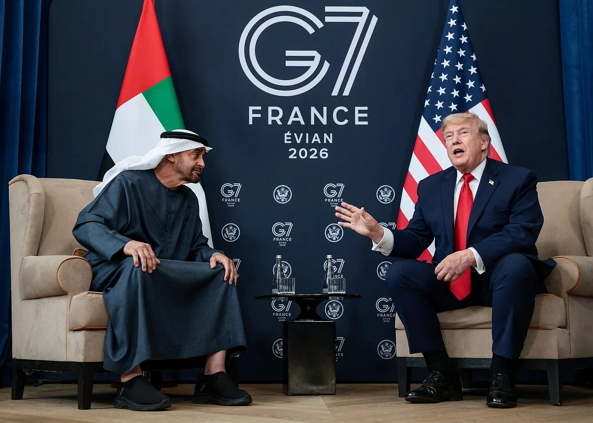 UAE President thanks Trump for continued support during Iran war at G7 summit