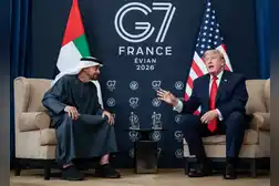 UAE President thanks Trump for continued support during Iran war at G7 summit