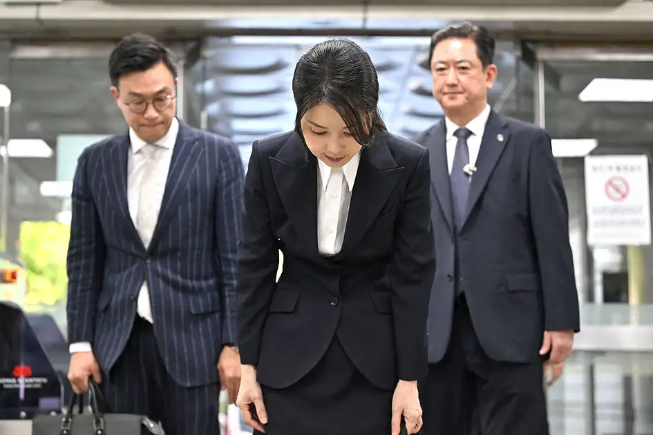South Korea court gives former first lady 7-year jail term for bribery