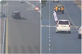 Video: E-scooter riders get hit by car; Abu Dhabi Police remind of road safety rules