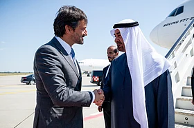 UAE President arrives in Slovakia on working visit