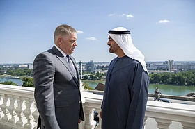 UAE President visits Slovakia, discusses regional conflict, trade with PM