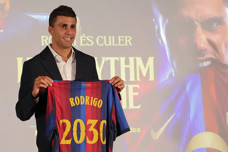 Rodri beendet seine glanzvolle Zeit bei Man City mit einem Wechsel zu ...