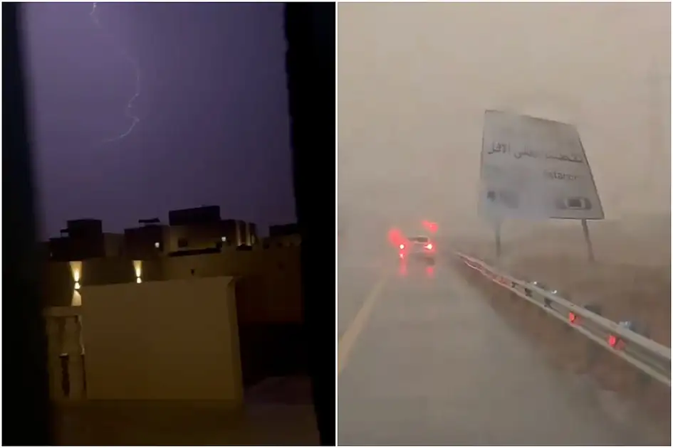 Watch: Heavy rains, thunderstorms, lightning hit Abu Dhabi