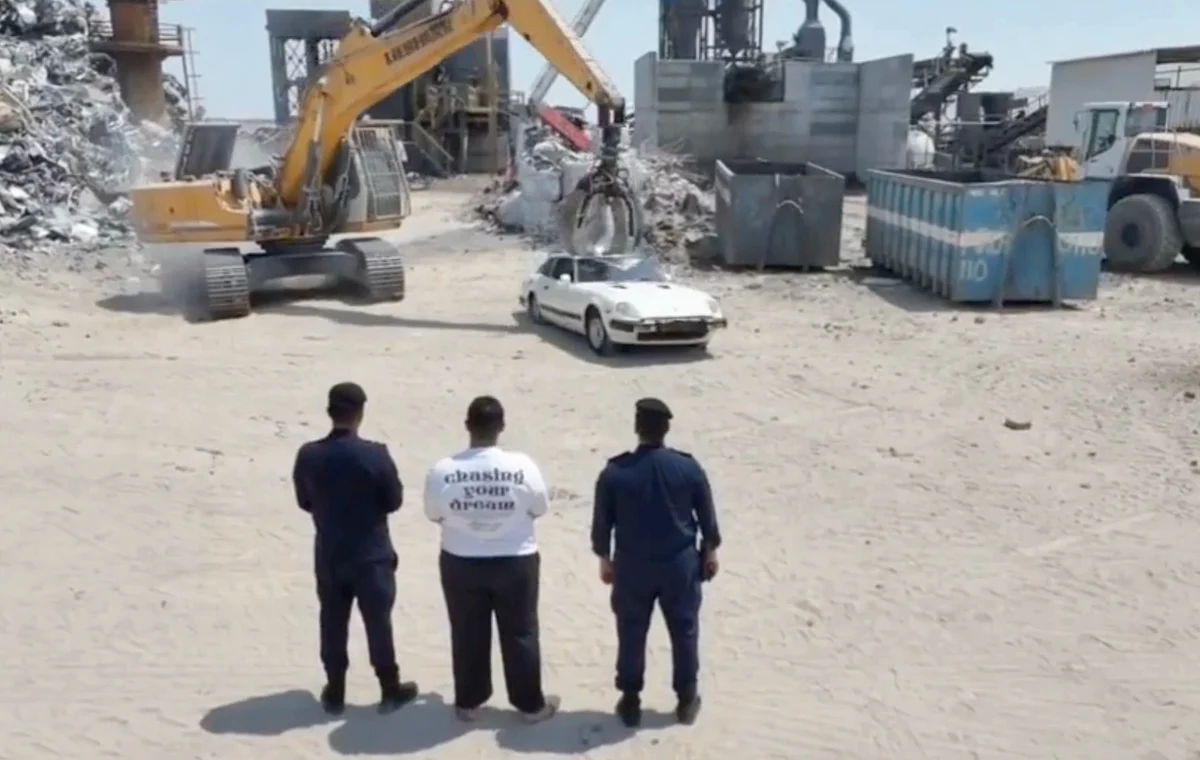 Watch: Kuwait arrests man, scraps car after video of him driving recklessly surfaces