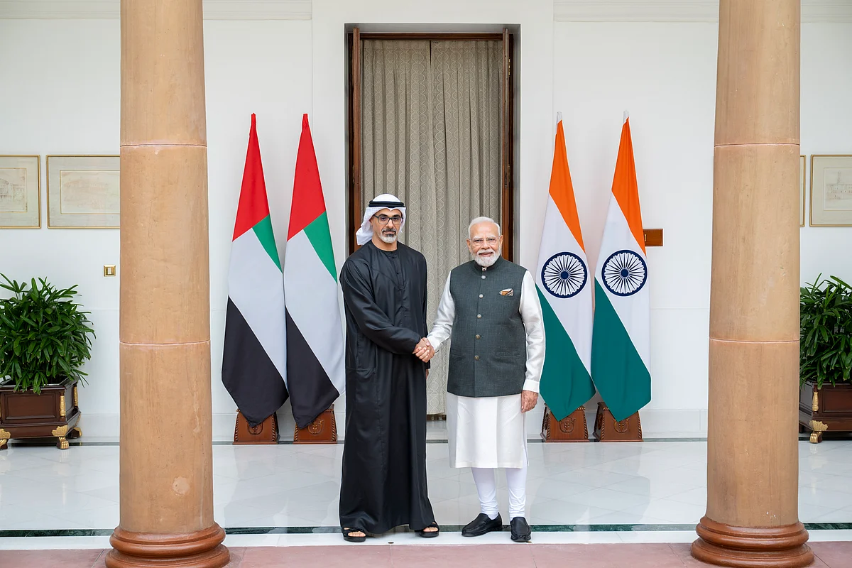 Abu Dhabi Crown Prince, India PM discuss strengthening bilateral ties at BRICS summit
