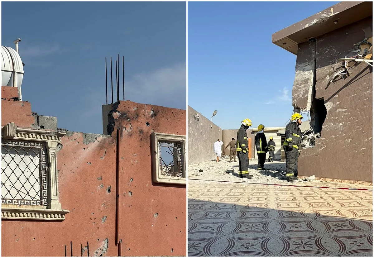 One killed, two injured by falling shrapnel after drone interception in ...