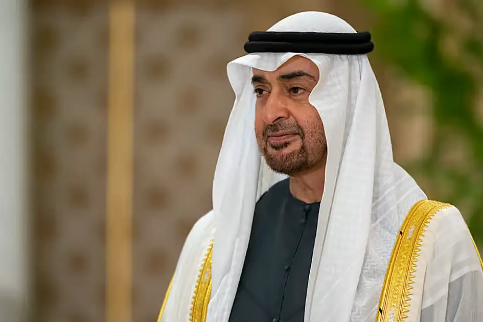 Der Präsident der VAE empfängt den israelischen Premierminister und ...