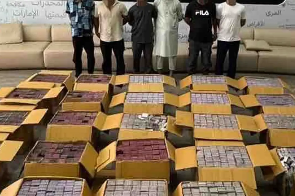 Drogenfund im Wert von 115 Millionen Dh: Polizei in Dubai verhaftet 14 ...