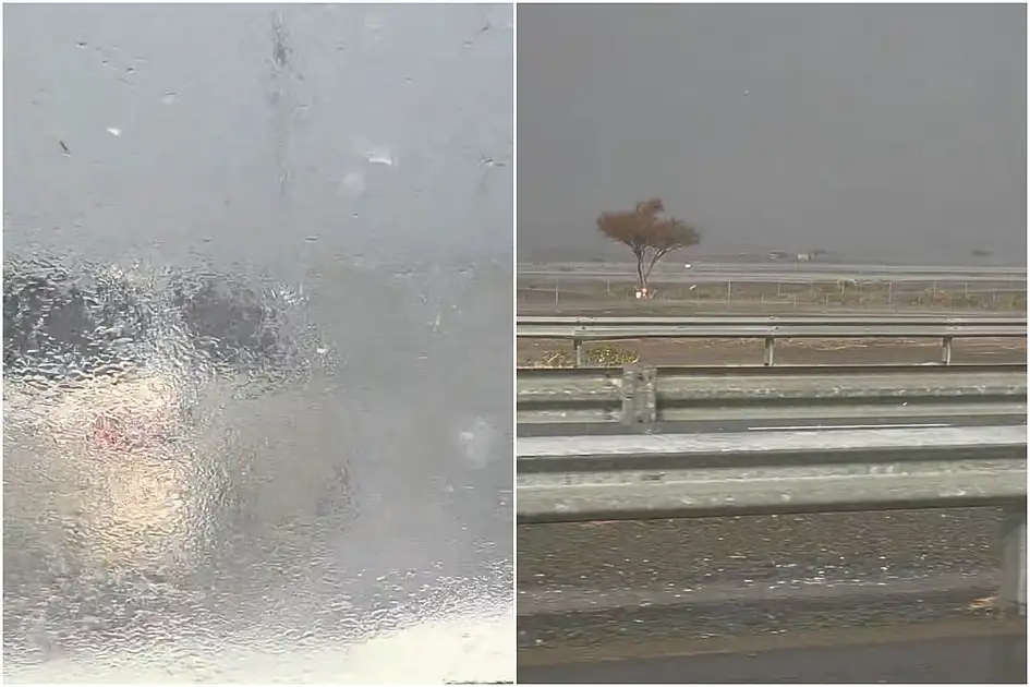 UAE experiences heavy rain and hail as flood alert issued