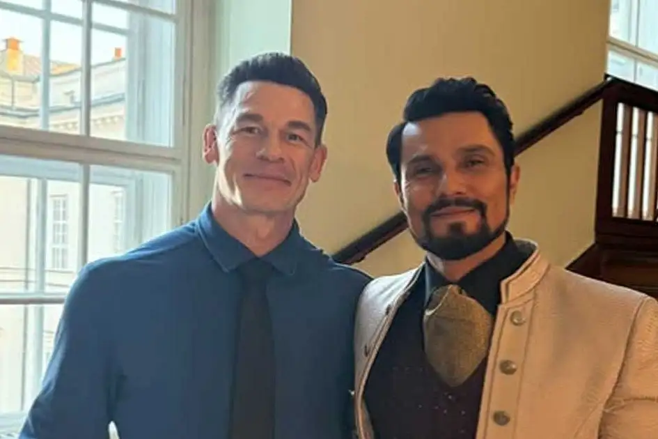 Look: Randeep Hooda shares picture with John Cena from sets of 'Matchbox'