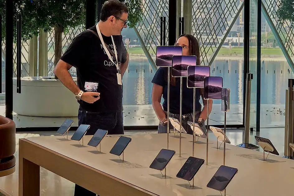 iPhone Duo launch: Apple's first foldable hits UAE stores today