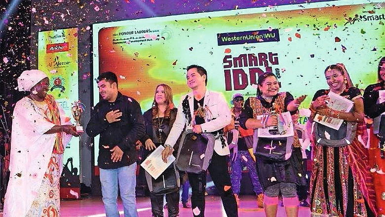 Single mum, electrician win top spots at talent contest