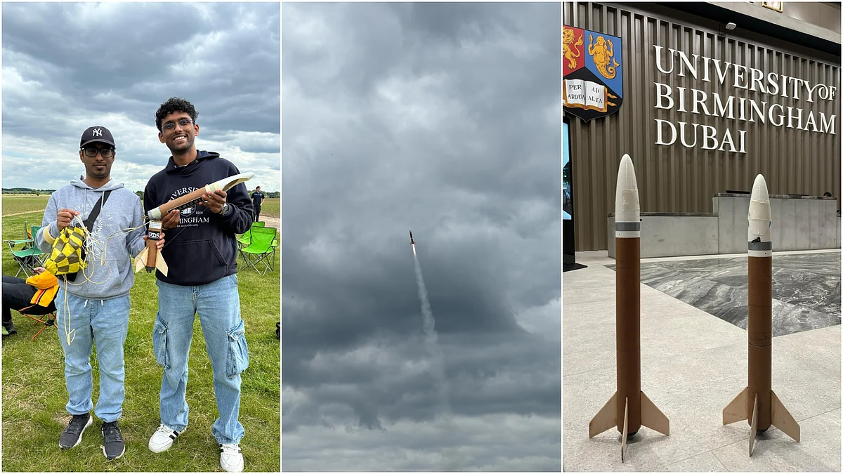 Dubai Rockets Dubai students build rocket from scratch, beat 20 teams in UK design ...