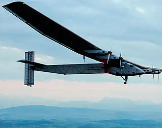 Spring Powered Plane Solar-powered plane revs up for world flight | Khaleej Times